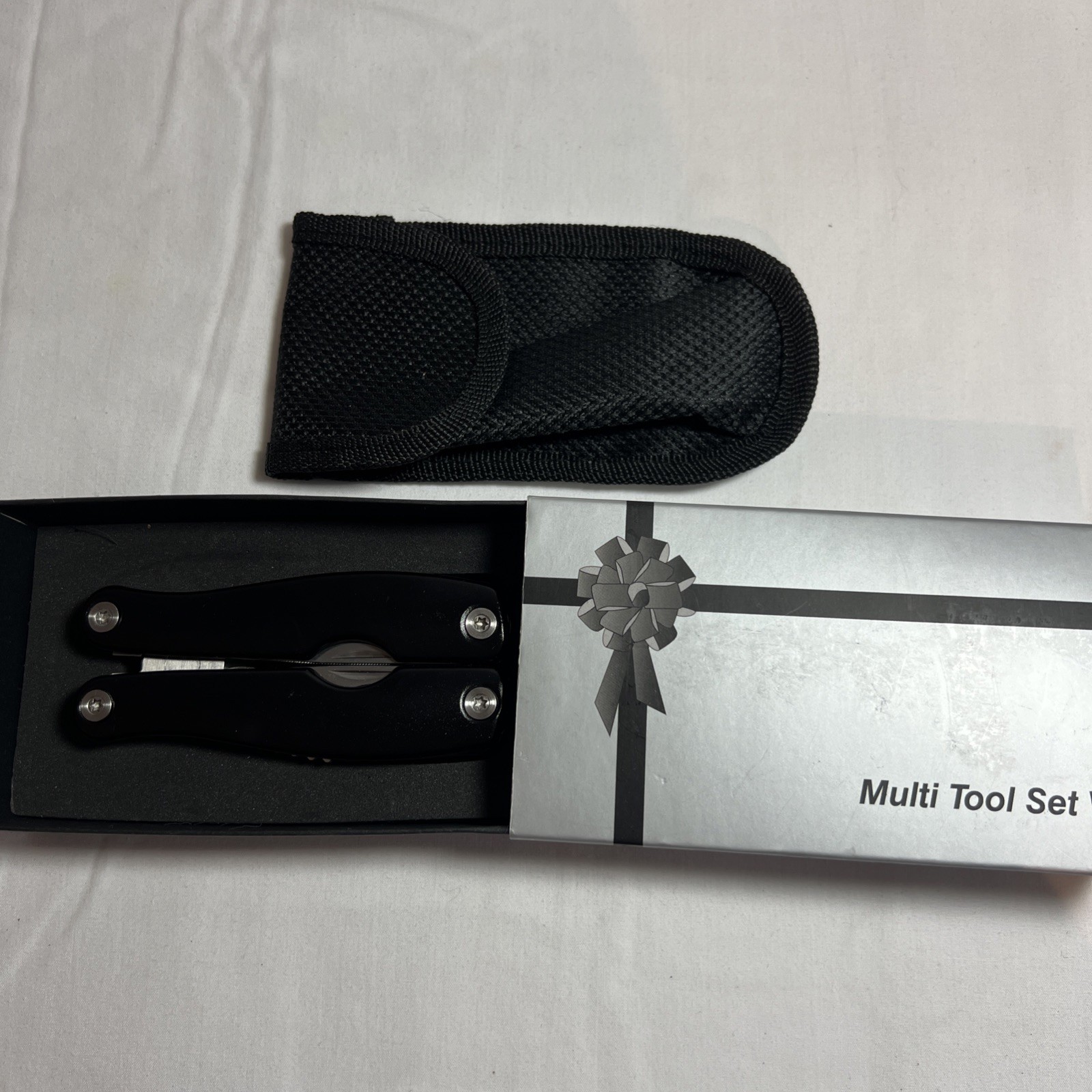 14-In-1 Multitool with Safety Locking, Professional Stainless Steel Multitool