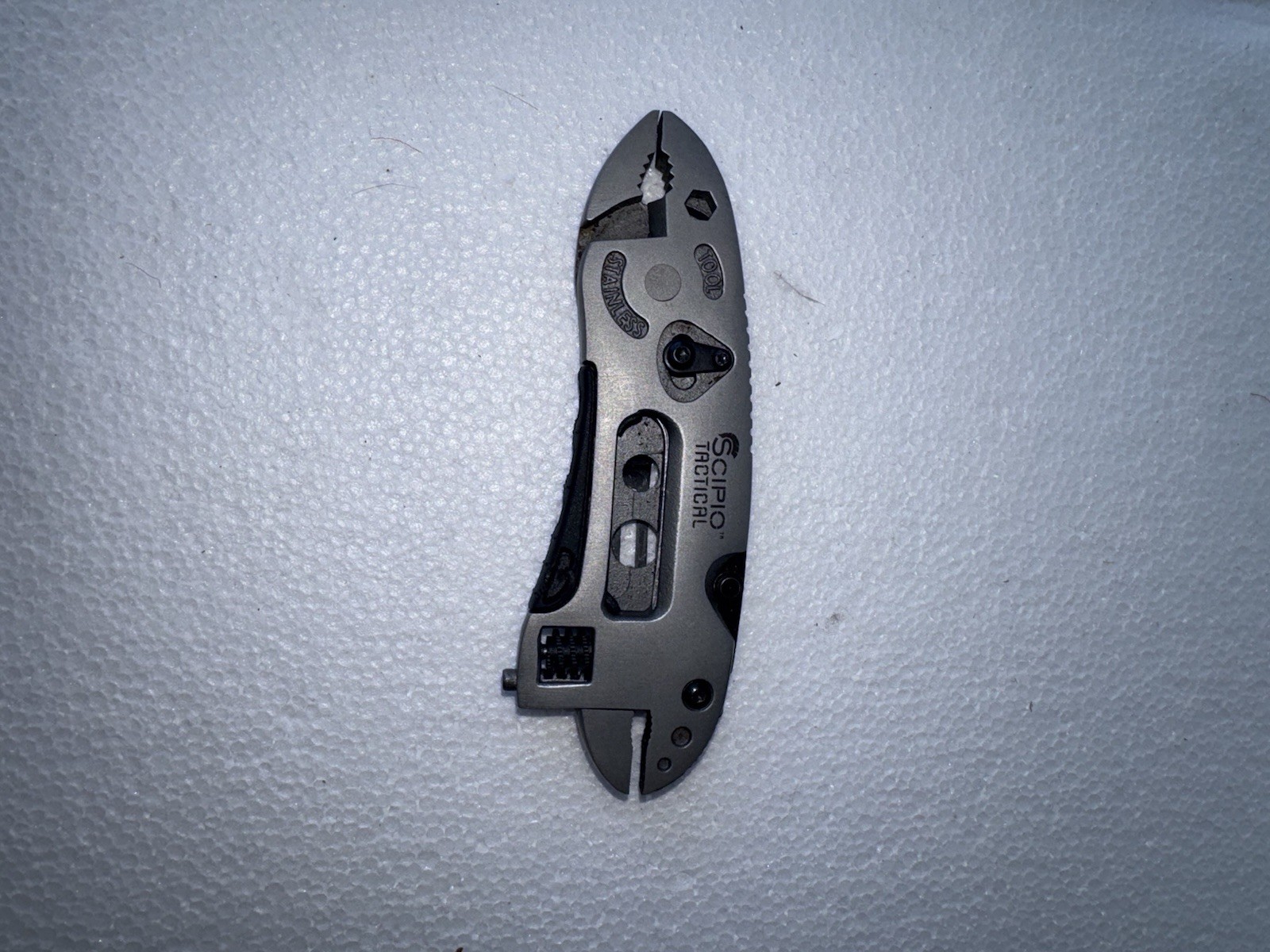 Scipio Tactical Stainless Multi Tool Adjustable Wrench Pliers Knife