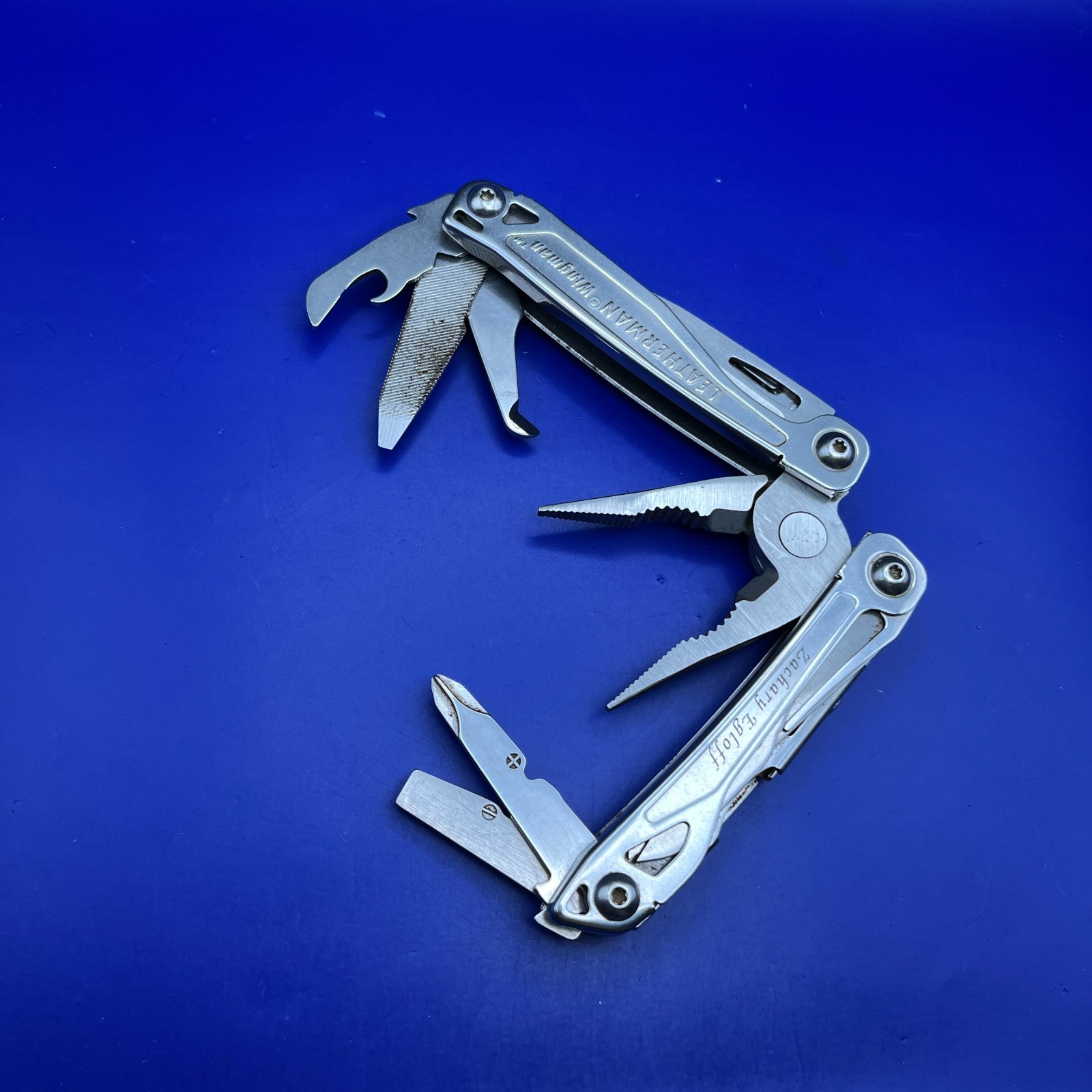 Leatherman Stainless Steel Wingman Multi Tool Scissors Knife Plier