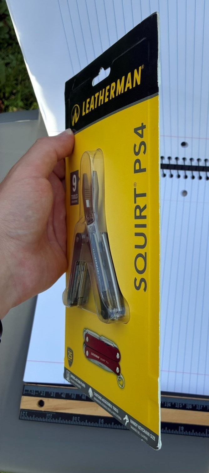 Leatherman Squirt PS4 2018, 646758, black, edc, discontinued, new sealed in box