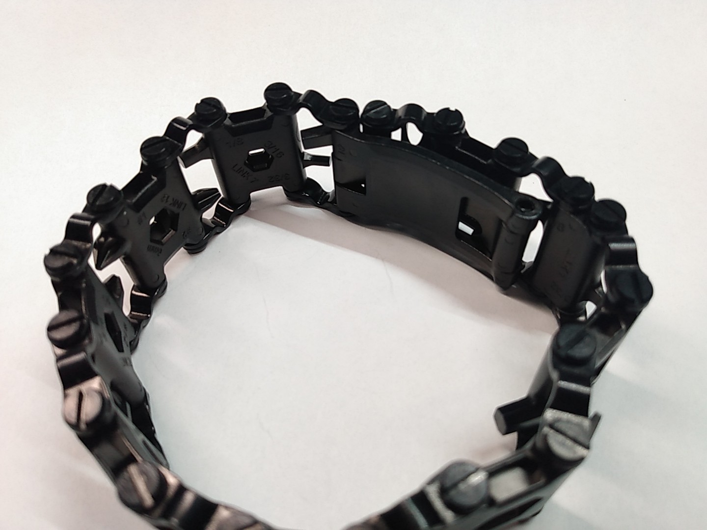 Leatherman Tread STYLE Stainless Steel Multitool Bracelet Black