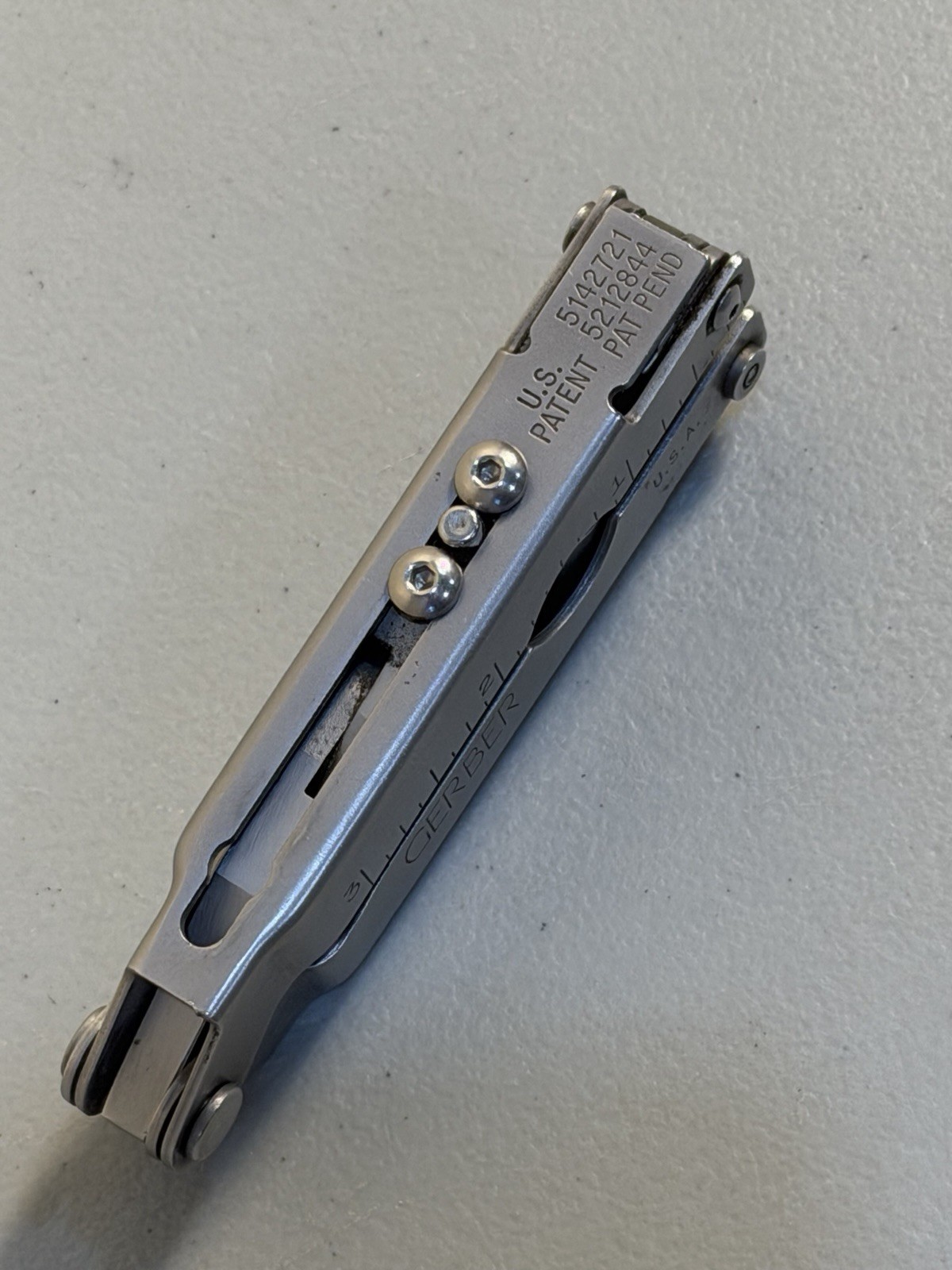 VTG Rare Gerber Multi Plier Folding Multi Tool W/ Sheath Early Model Very Nice