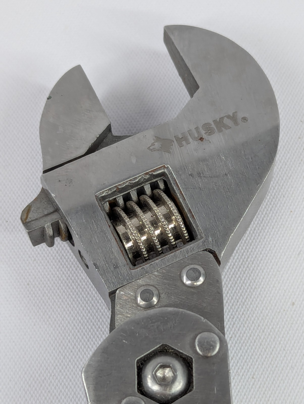 Husky Multi-Tool Adjustable Wrench Folding Knife Saw Pliers File EDC Stainless