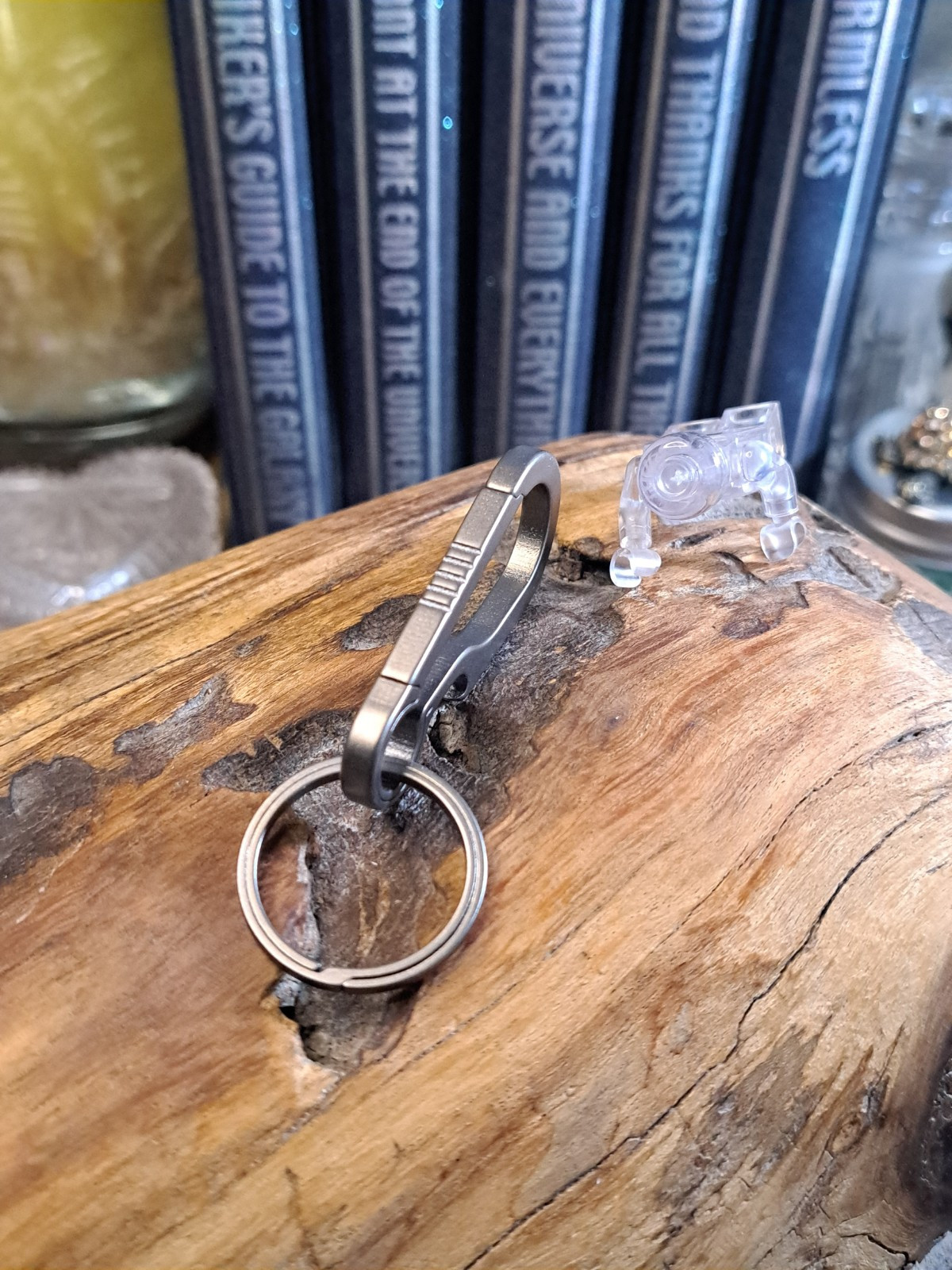 EDC Titanium Carabiner Keychain