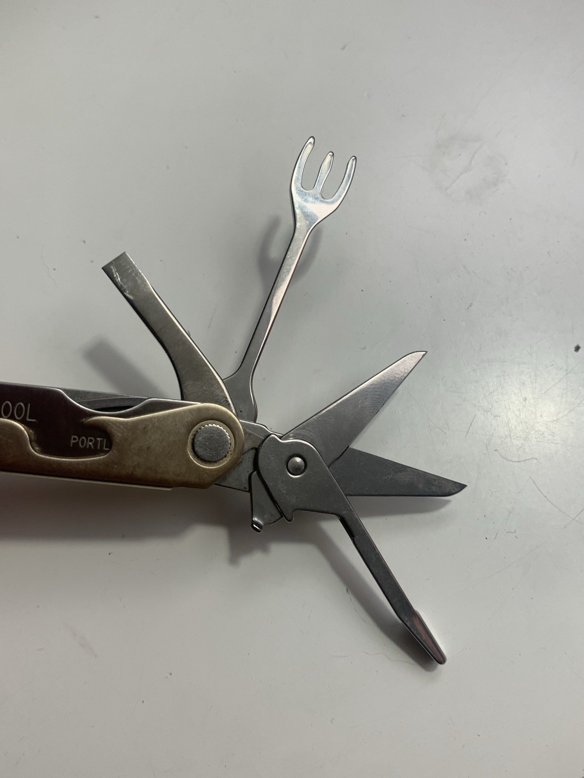 Leatherman Flair Stainless Multi-Tool Knife Corkscrew Rare Collectible Nov 1999