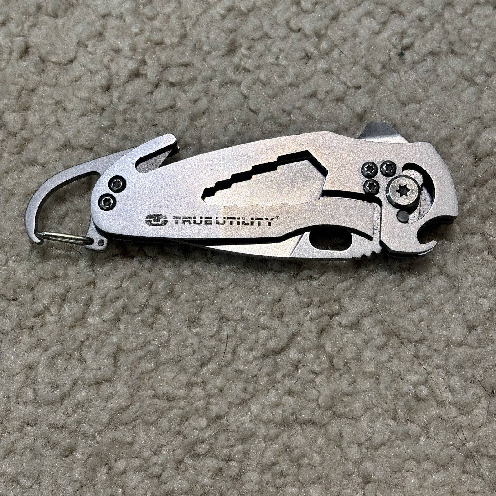 True Utility Smart Knife Pocket Knife 7-in-1 Muilti-tool