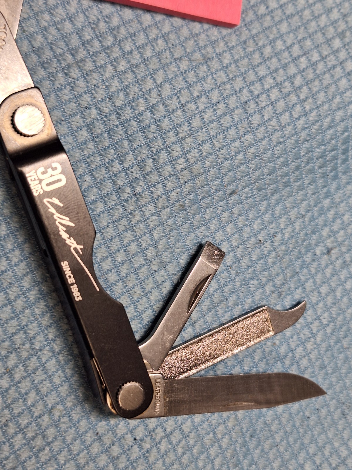 1 Rare 30 Years Anniversary Leatherman Micra Multi-Tool Keychain MICRA 7