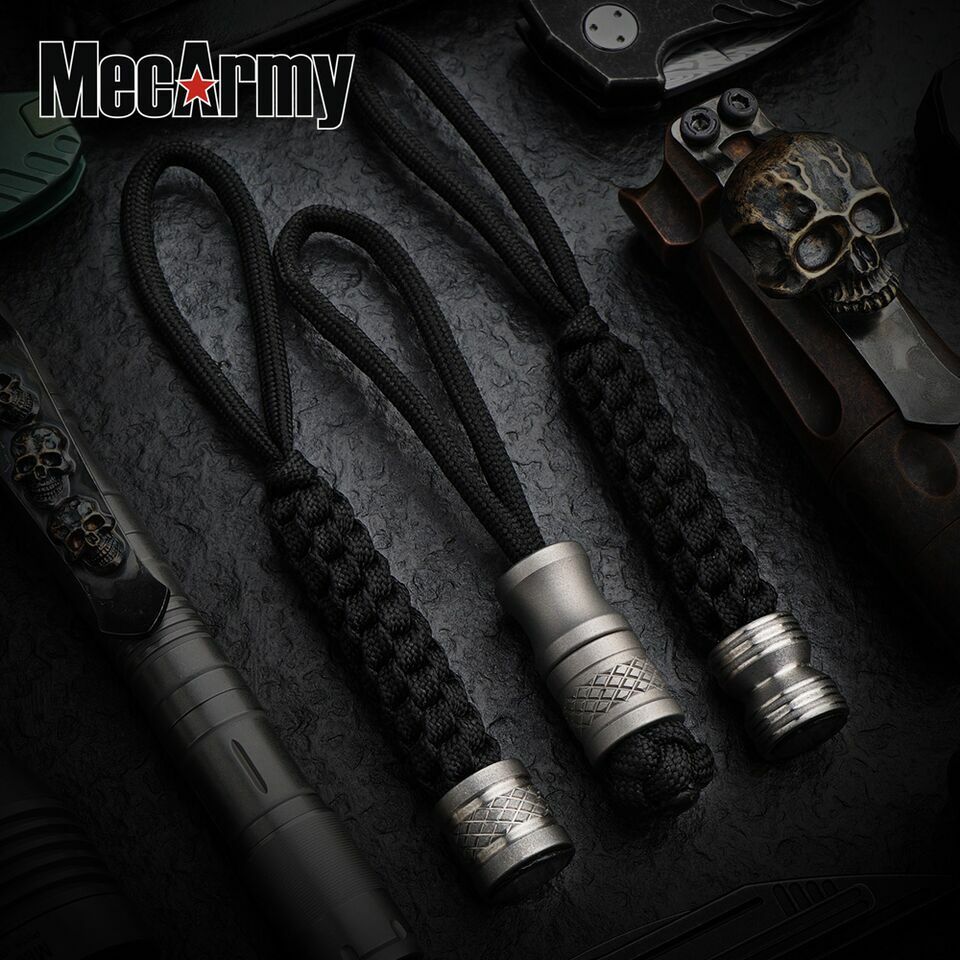 FFT-A Titanium Beads for EDC Gear, Knife, Flashlight, Woven Paracord,Mecarmy
