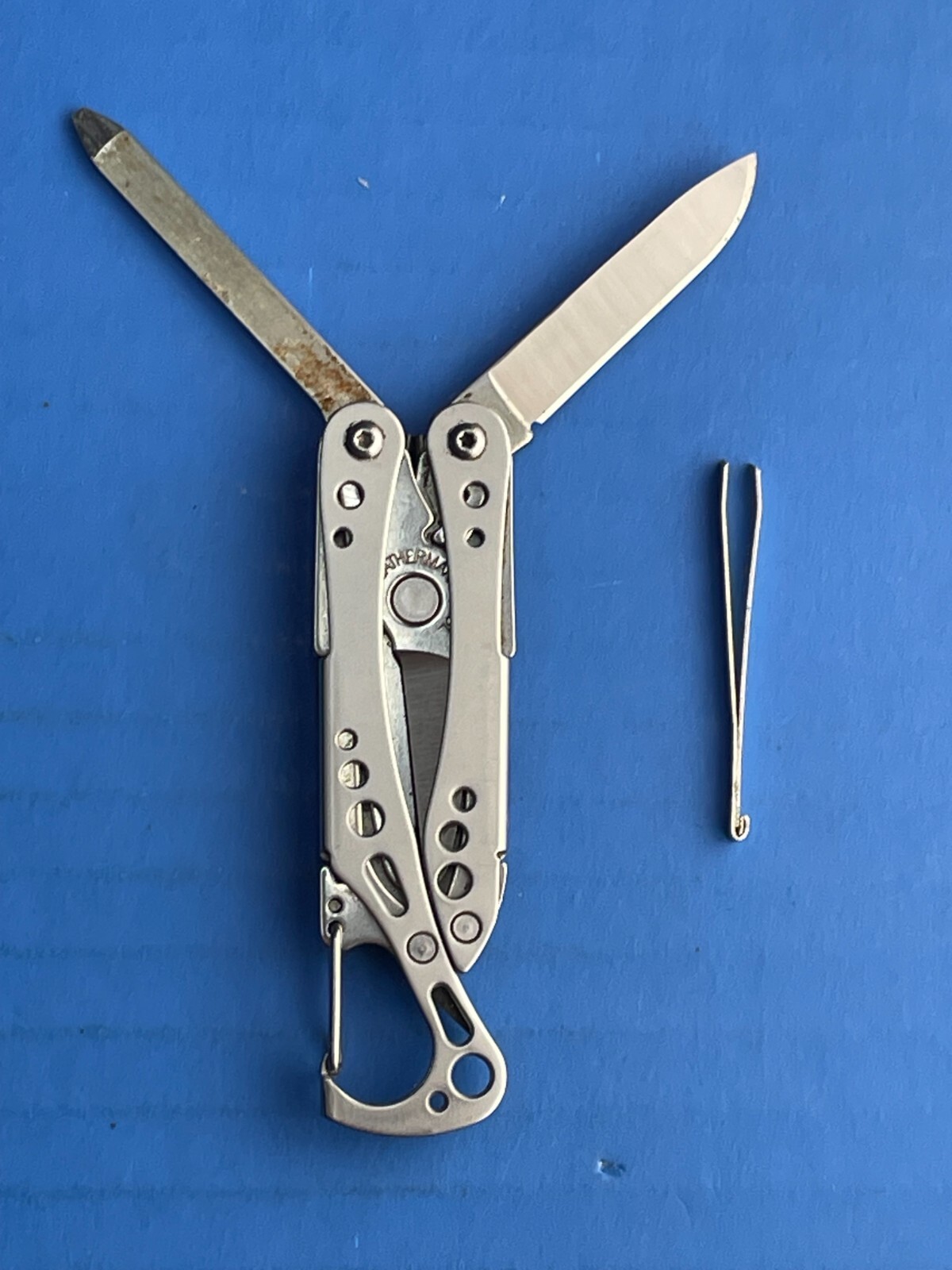 Leatherman Style CS MultiTool, Scissors, Knife, Opener, Tweezers, File