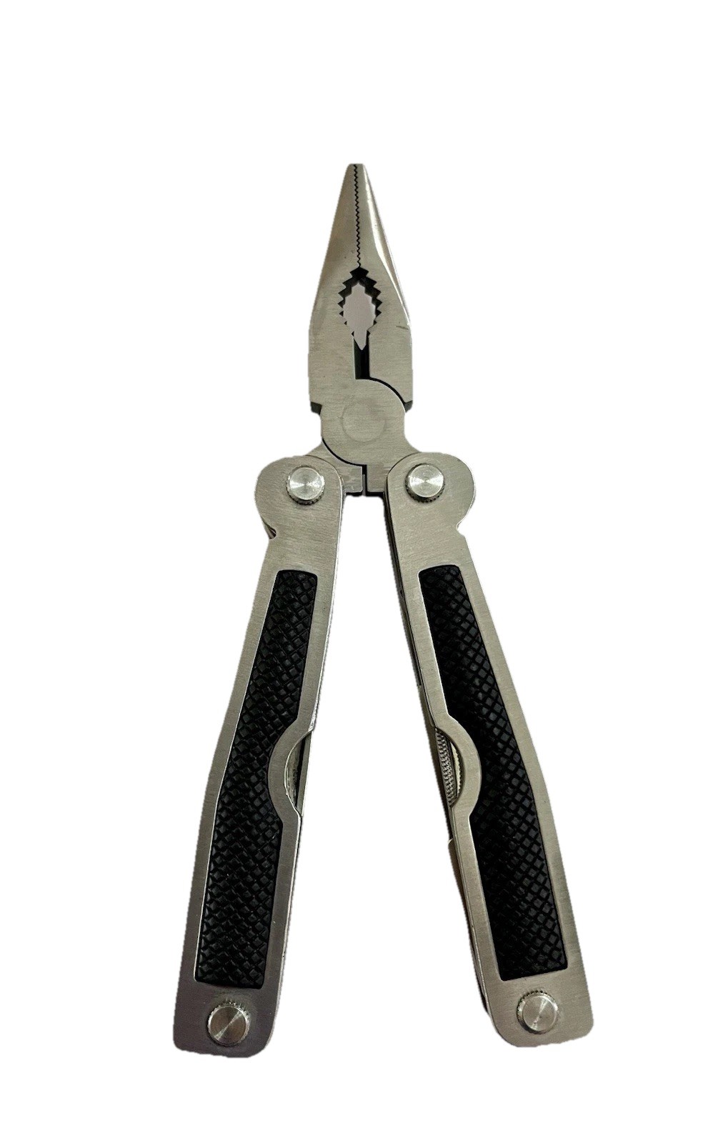 9-in-1 Stainless Steel Multi-Tool Pliers with Knife Screwdrivers Ruler Pat ZL