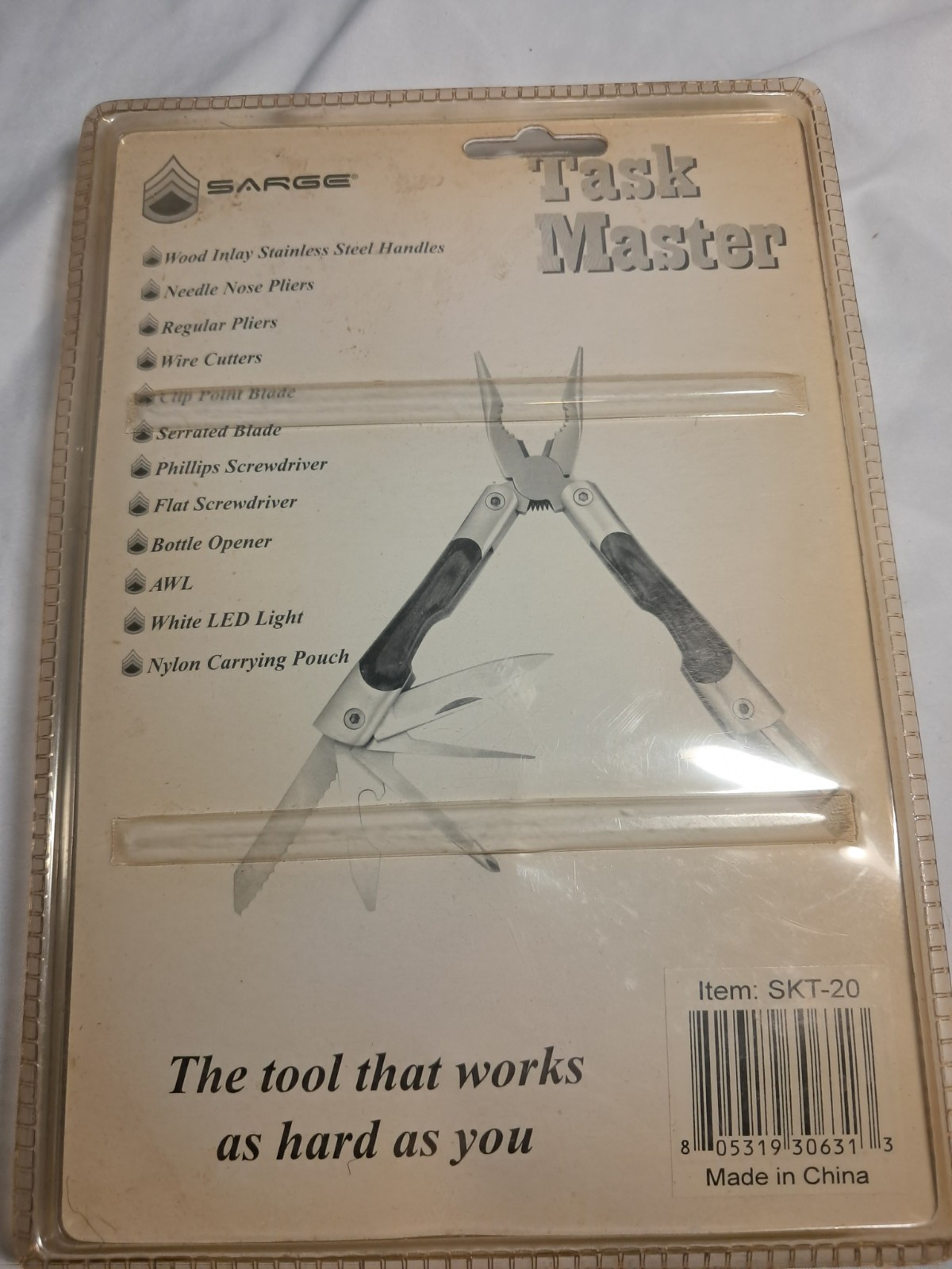 Sarge SKT-22C Task Master Multi-Tool with Pouch.