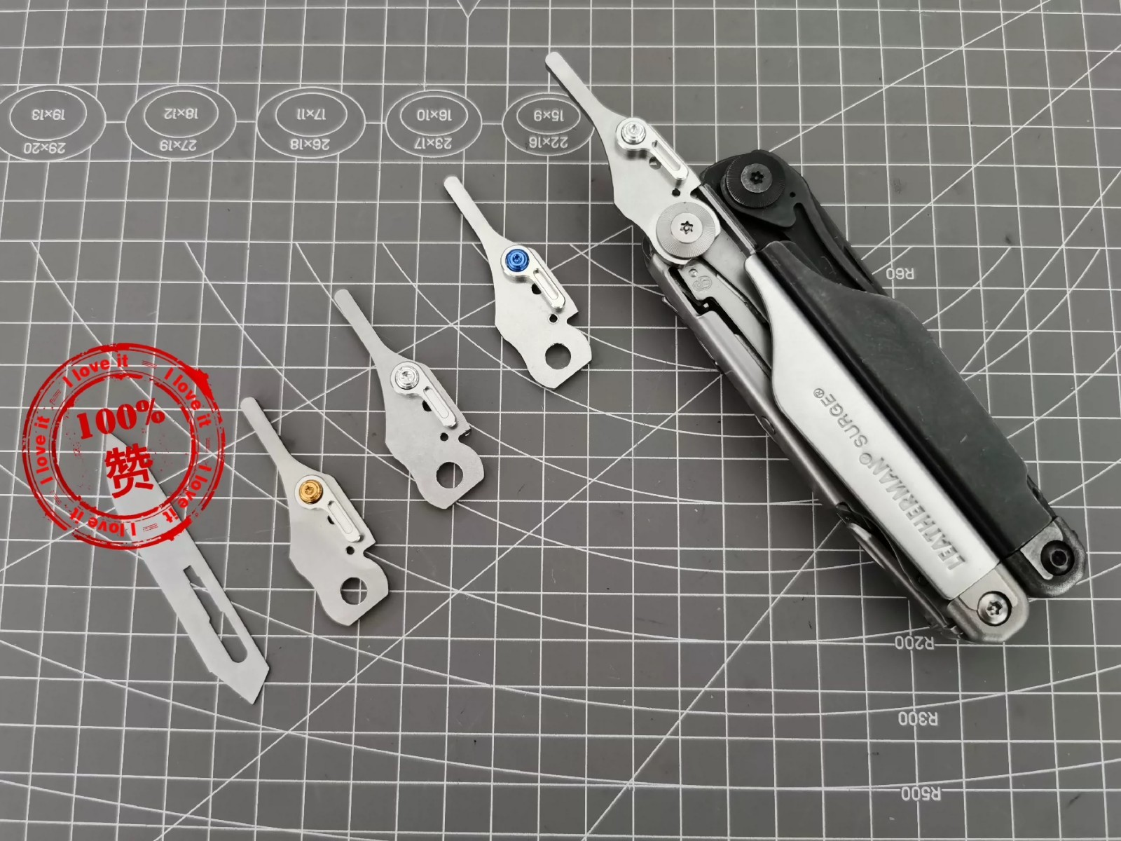 Leatherman SURGE Scalpel Adapter – Replace Primary Tool Slot with #10 #11 #15
