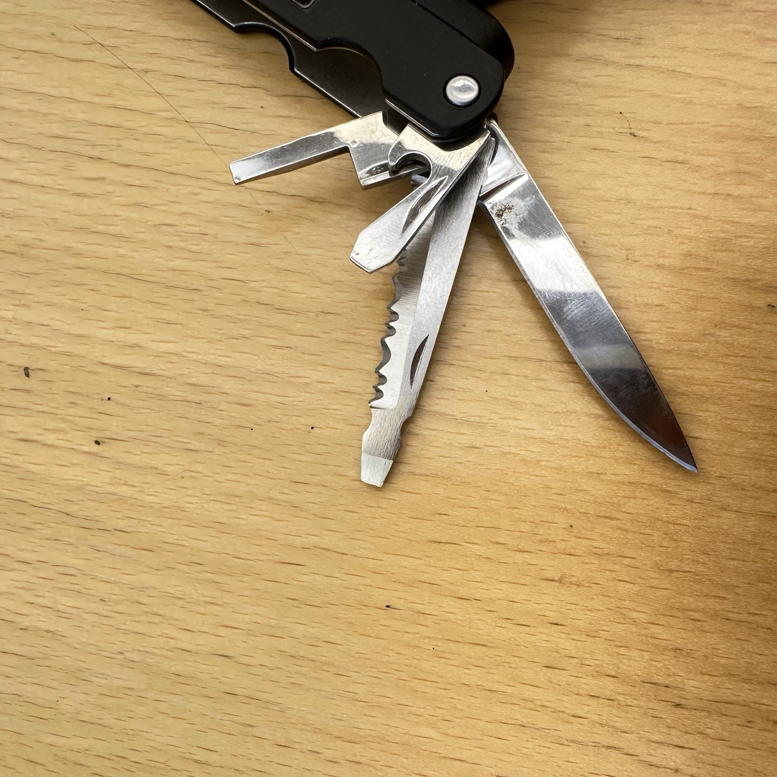 Fujifilm Stainless 9 Multi Tool Pliers Wire Cutter Scissors Blades Opener Sheath
