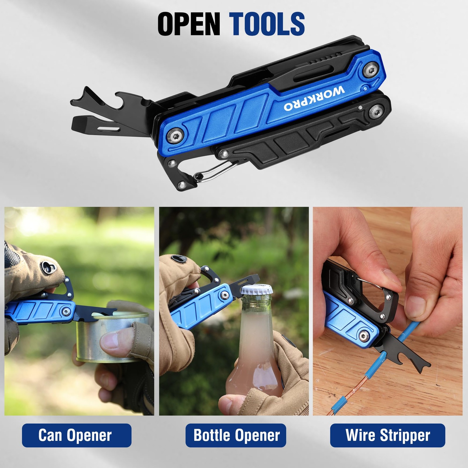 Multi Function Pliers 11in1 Folding Multi Tool Tool Stainless Steel Multifunction…