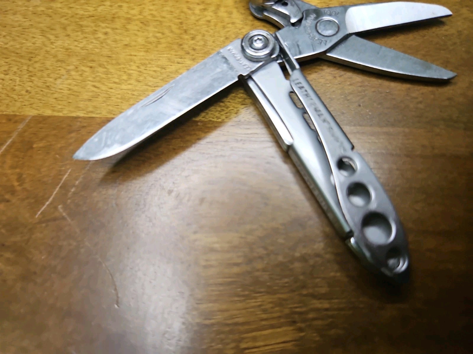 LEATHERMAN STYLE CS Black Multi-Tool Knife File Tweezer Carabiner