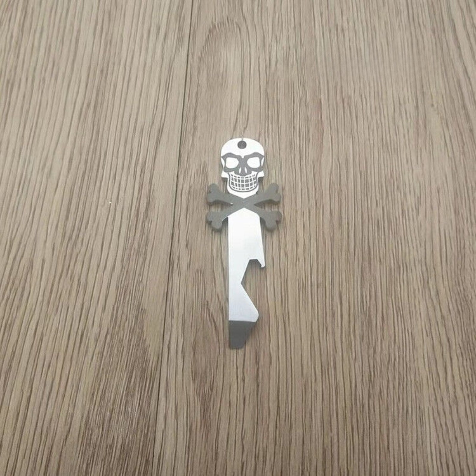 Titanium TC4 Crowbar Pry Bar Underreach EDC Tool Bottle Opener Pendant