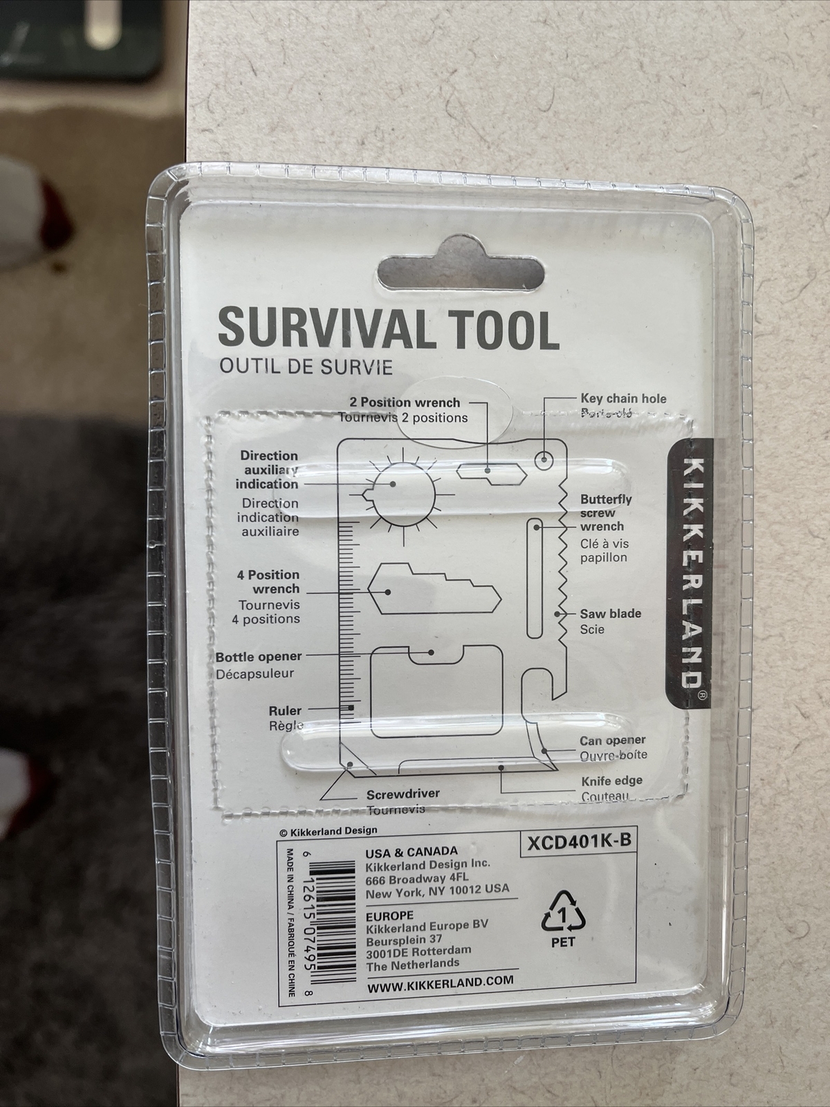 SURVIVAL TOOL KIKKERLAND