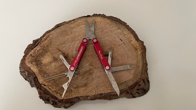Leatherman Micra RED Anodized Handled Stainless Steel Multi Tool Scissors ,Knife