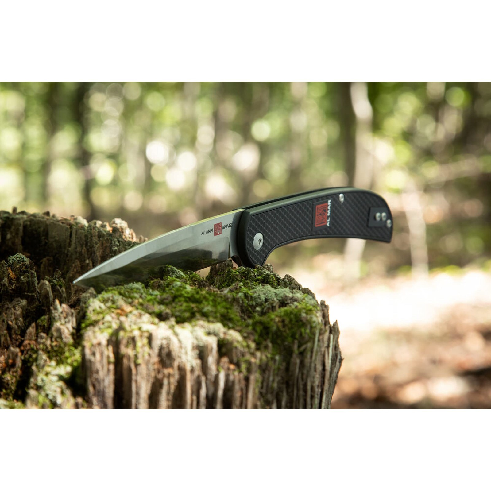 Al Mar Ultralight Eagle Linerlock 4″ 8Cr13MoV Black FRN Folding Knife AMK4126