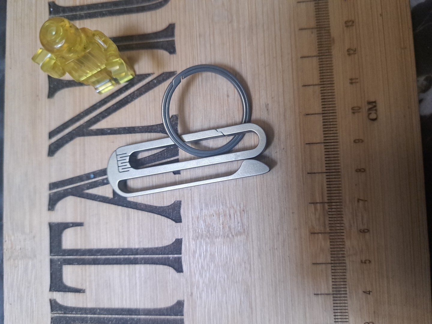 Custom Anodized Titanium Alloy Carabiner Belt Clip