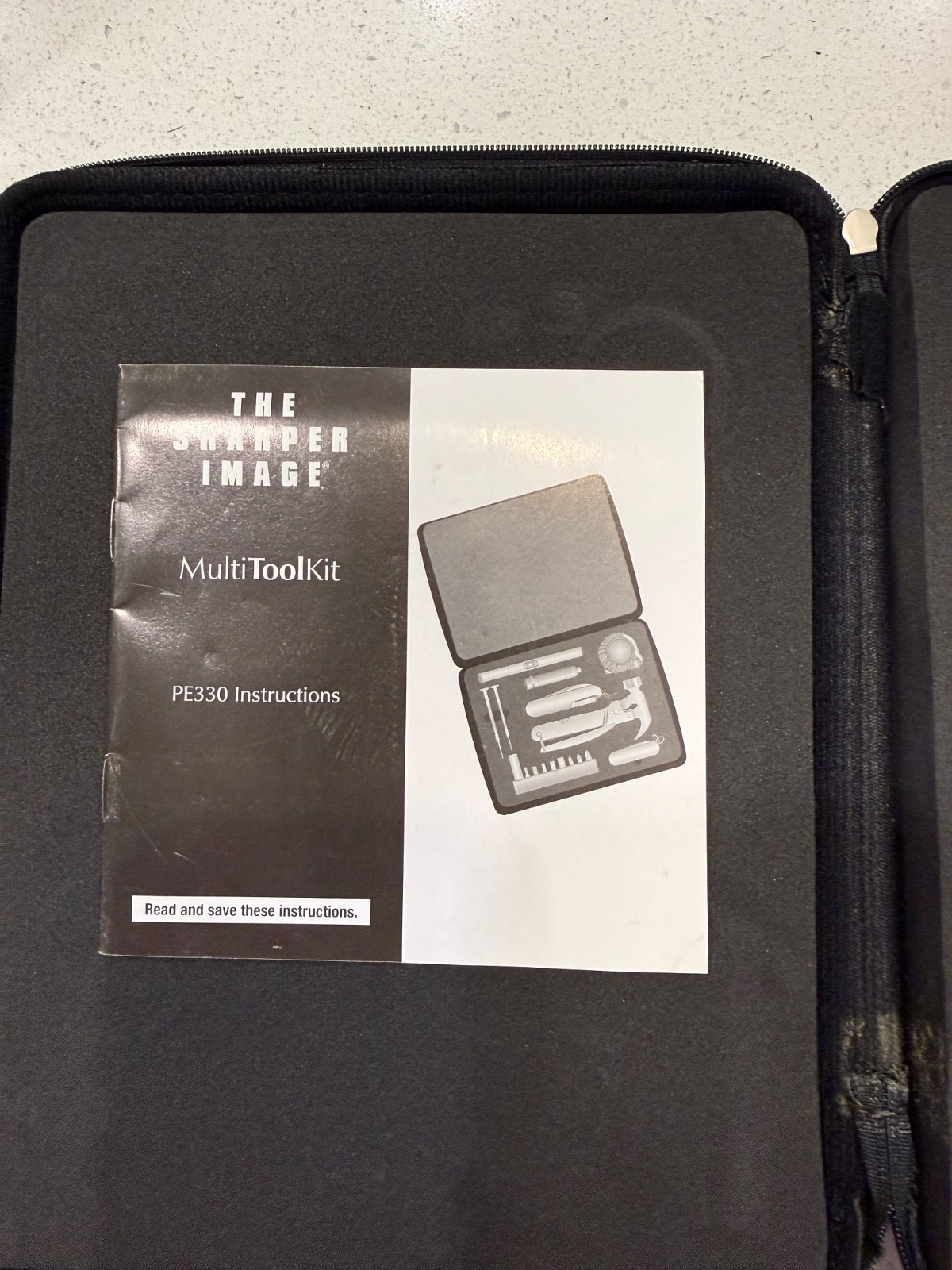 Sharper Image Multi-Tool Kit with zip up case