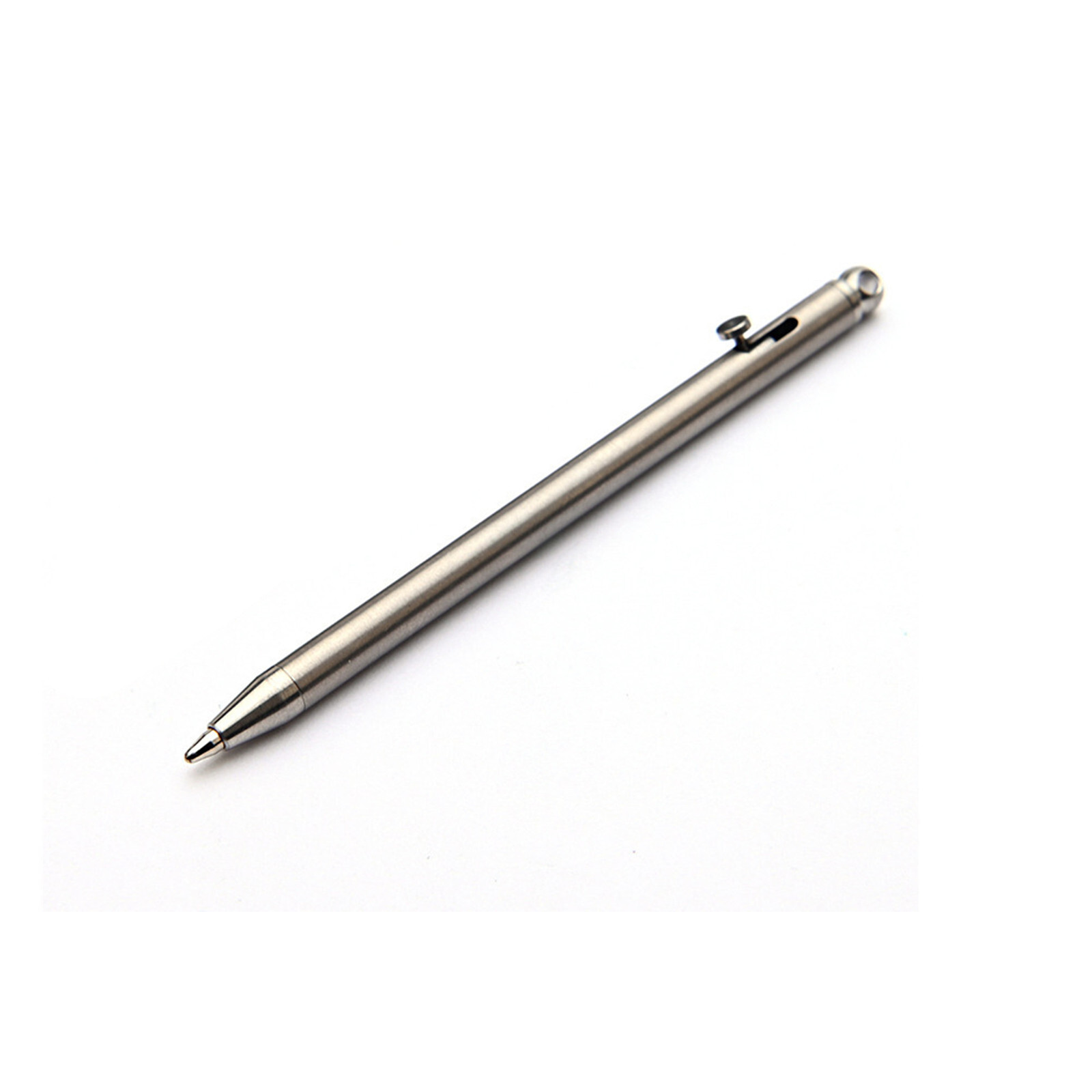 Titanium Alloy Mini Pocket Pen Outdoor EDC Tool Portable Key Chain Ballpoint Pen