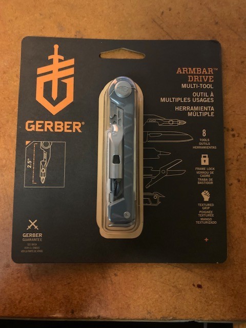 GERBER Gear Armbar Drive 8-in-1 Multi-Tool Urban Blue 31-003704 NEW