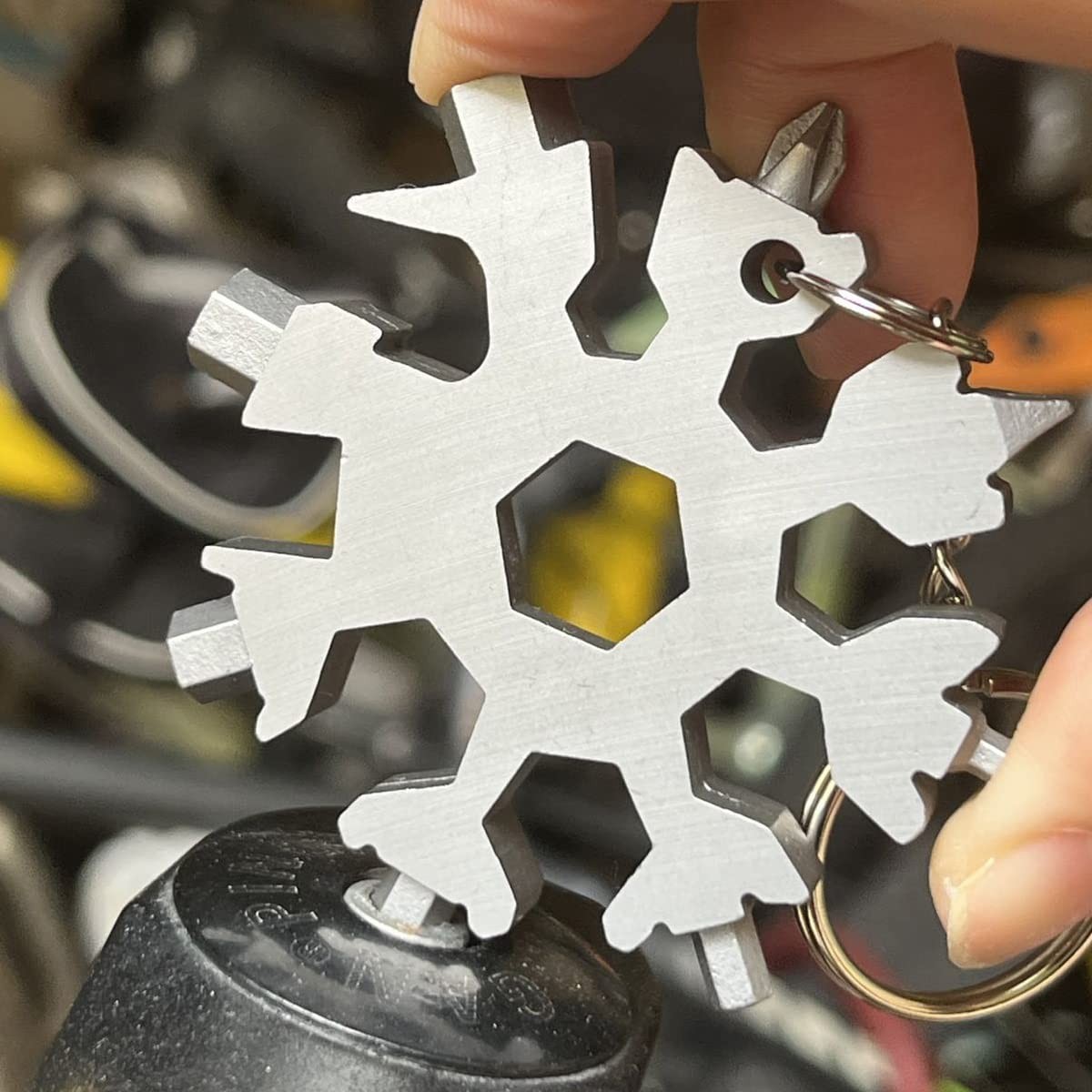 20 In 1 Snowflake Multi Tool, Cool stocking stuffers for men Christmas Gift,U…
