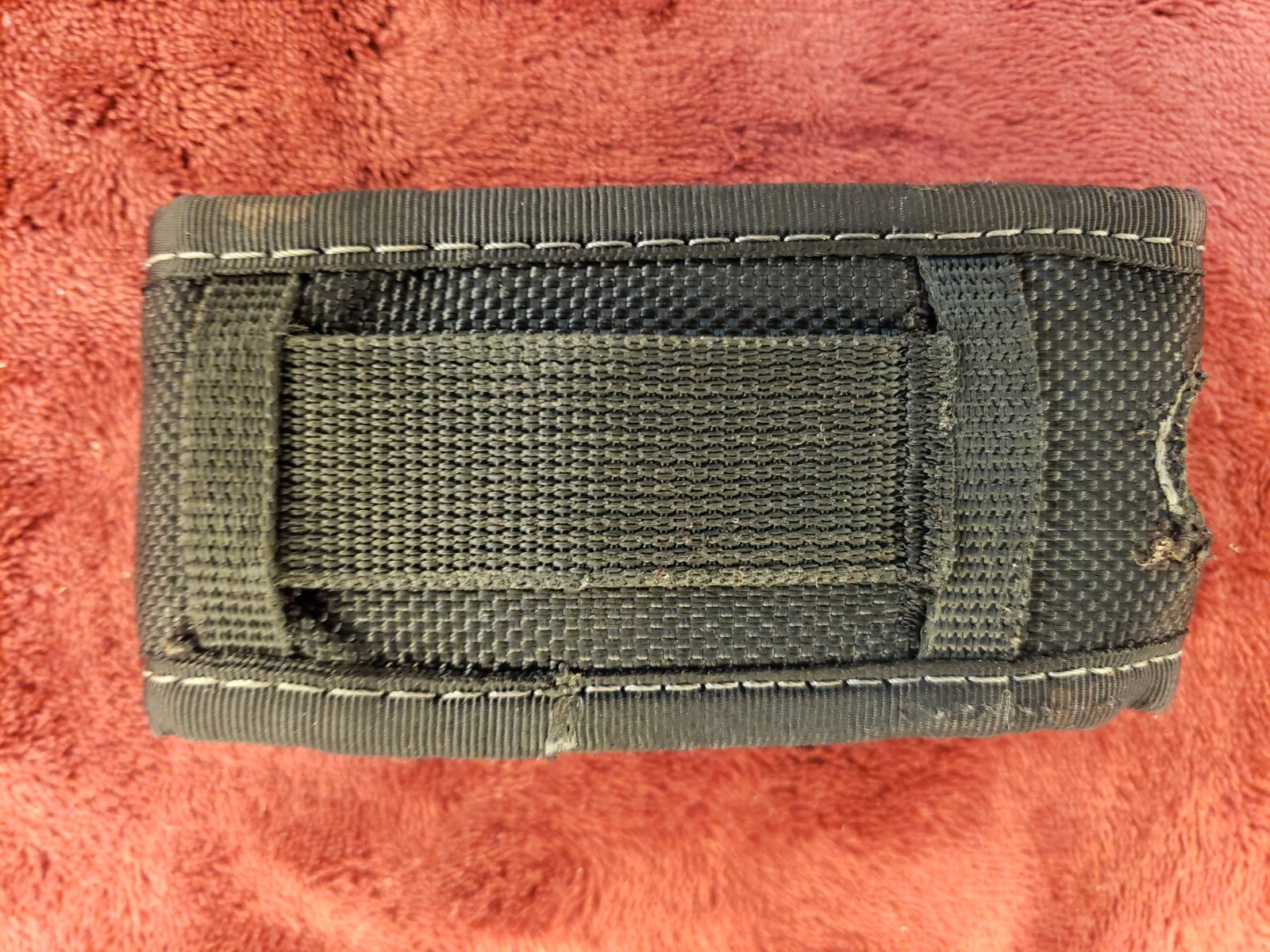 Leatherman Medium Nylon Sheath Metal plaque Wave Skeletool Wingman Side Pockets