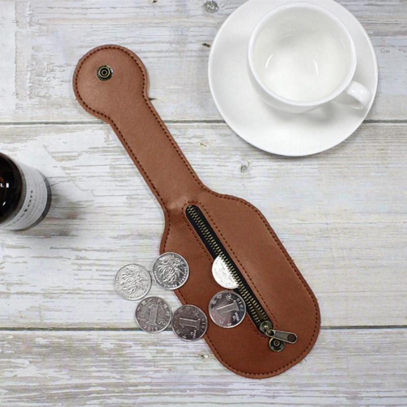 Men Leather Coin Purse Outdoor Utility Multi-tool Wallet Women