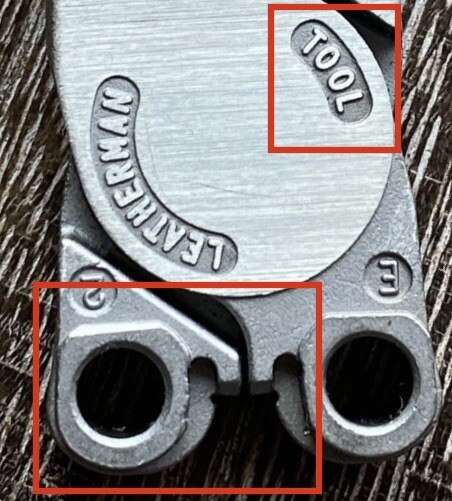 Leatherman Original Wave Pliers “TOOL” type, 1st Wave gen replacement part