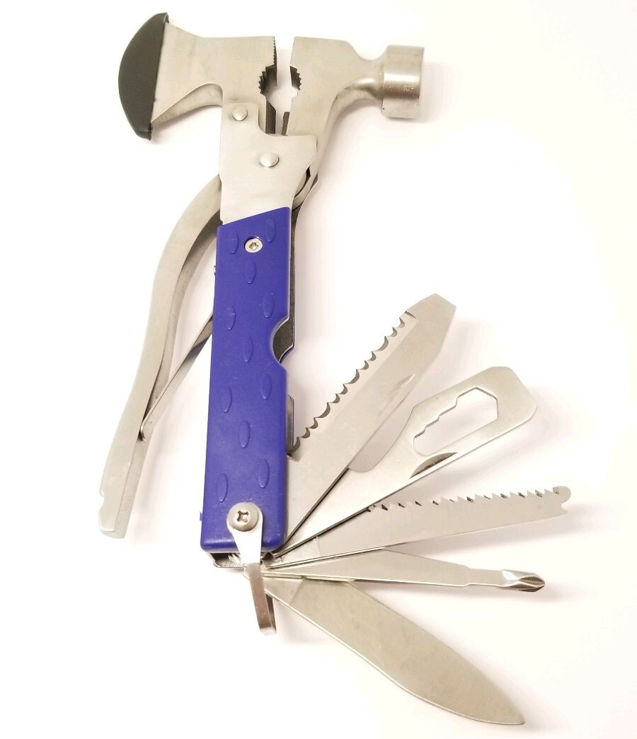 18 in 1 Folding Multi-Tools Multi-Purpose Pliers, Hammer, Bottle Opener and MORE
