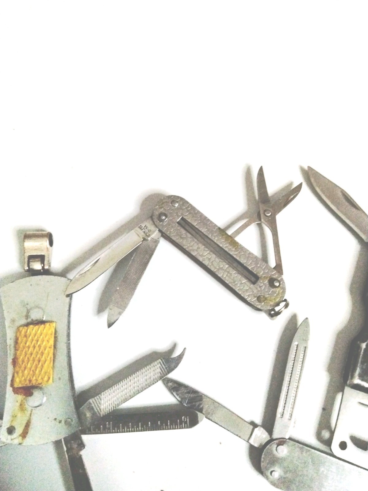 Set Of 8 Generic Multi Tools Pliers Knives Saw Blades Folding Folder Tool