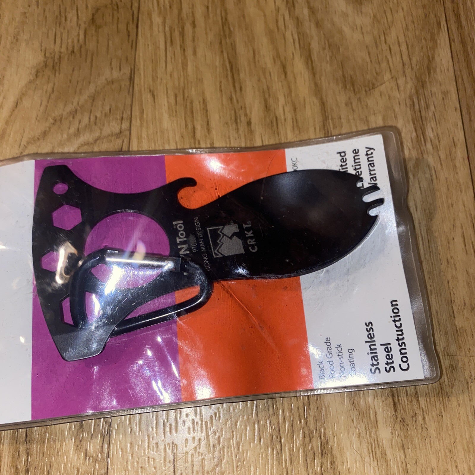 CRKT Eat’N Tool Outdoor Spork Multitool Black 9100KC STAINLESS STEEL CAMPING NEW