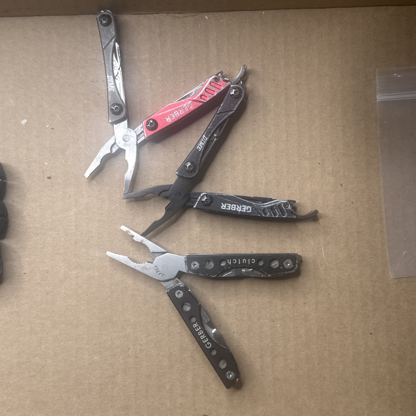 (2) Gerber Dime Multi Tools And (1) Gerber Clutch