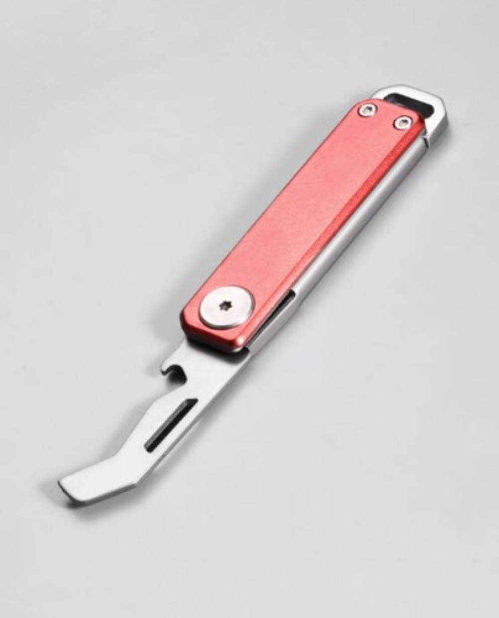 Stainless Steel Car Keychain Multi Tools Opener Outdoor Portable Key Pendant EDC