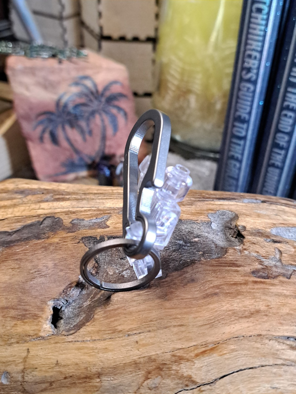 EDC Titanium Carabiner Keychain