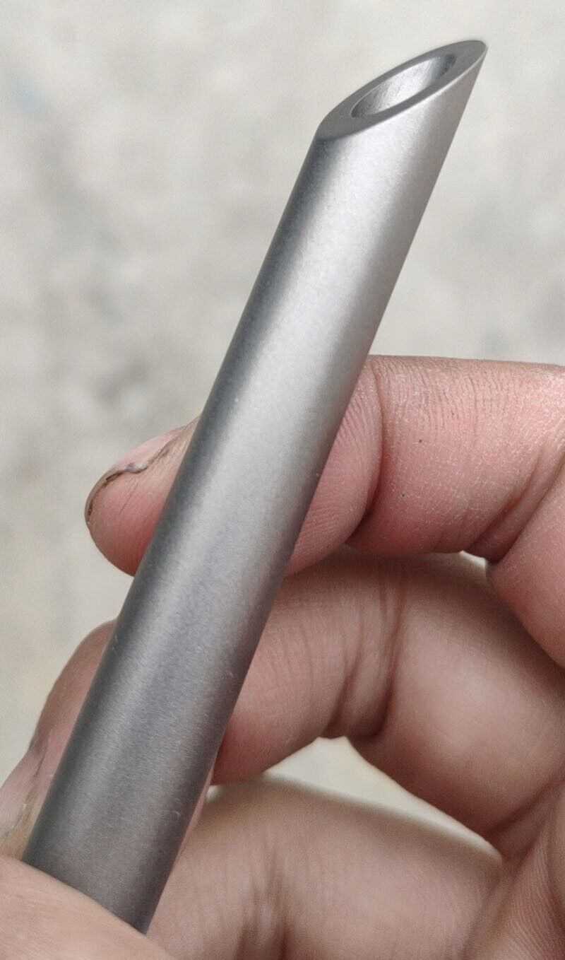 1pcs EDC TA1 Titanium Alloy Drinking Straw sucker Tableware 18cm/20cm Non Fade