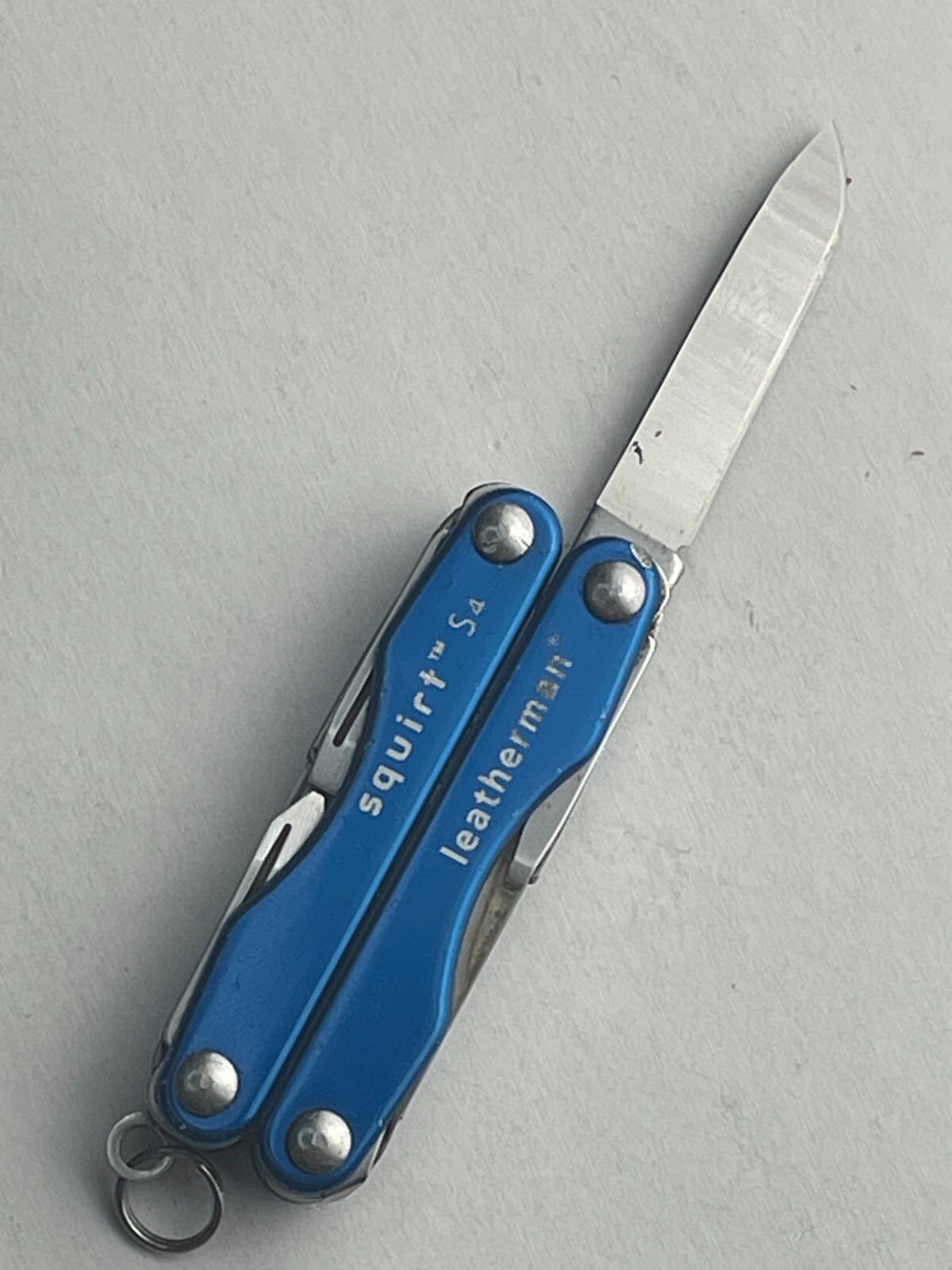 Leatherman Squirt S4 Stainless Steel Multitool Keychain – Parts or repair