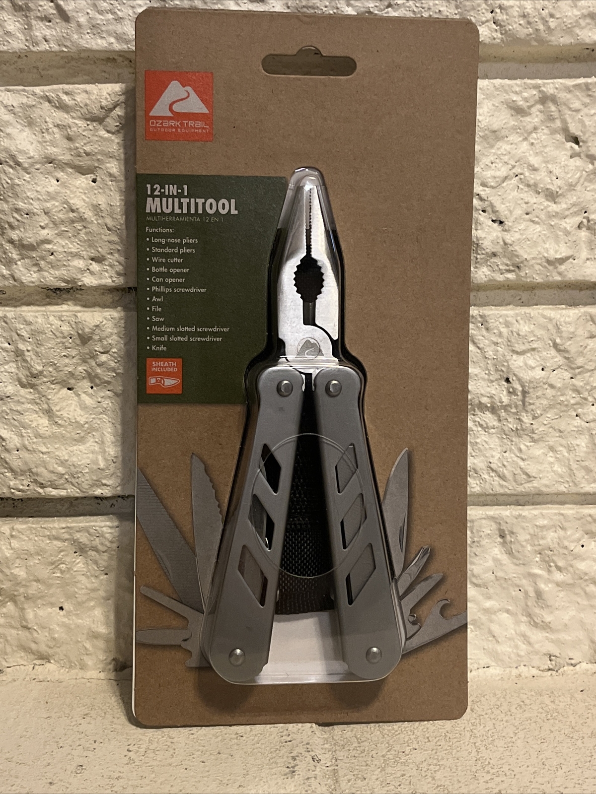 Ozark Trail 12 in 1 Multi-Tool Stainless Holder Outdoor Equipment Multi Tool
