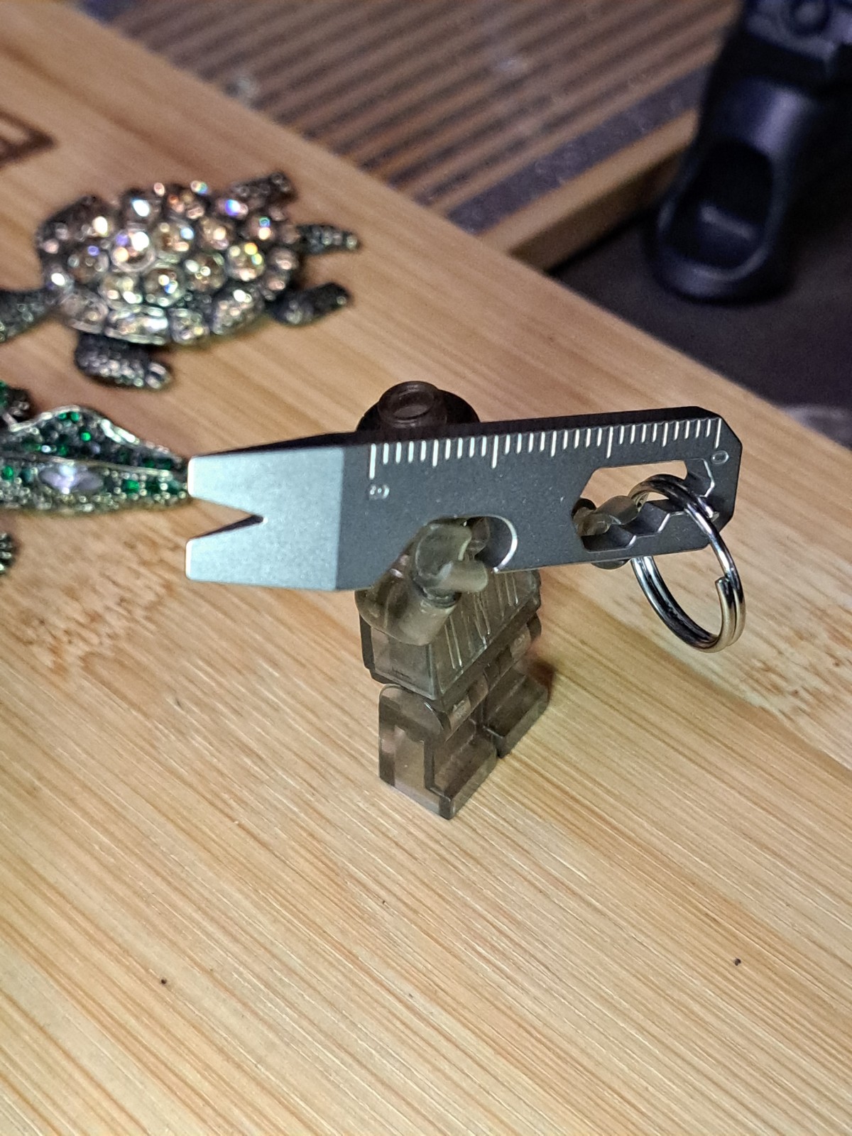 MINIMALIST EDC TITANIUM KEYCHAIN MULTI-TOOL BOTTLE OPENER