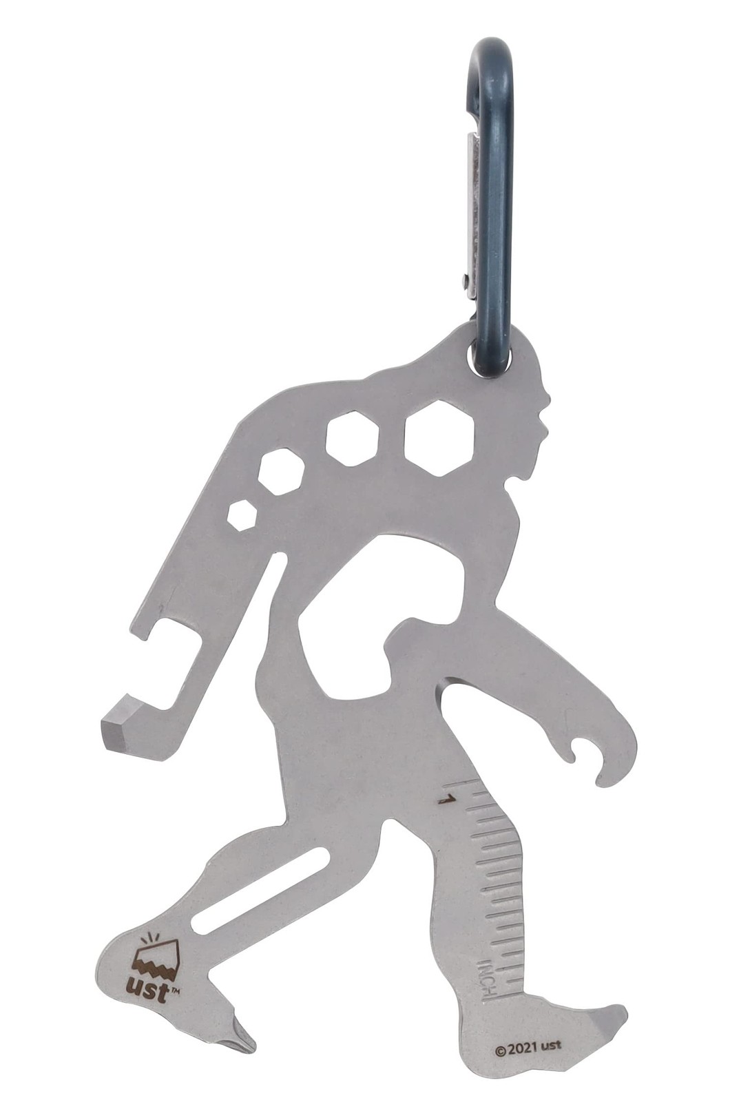 ust Tool-a-Long Multi-Tool Carabiners with Durable, One Size, Stainless