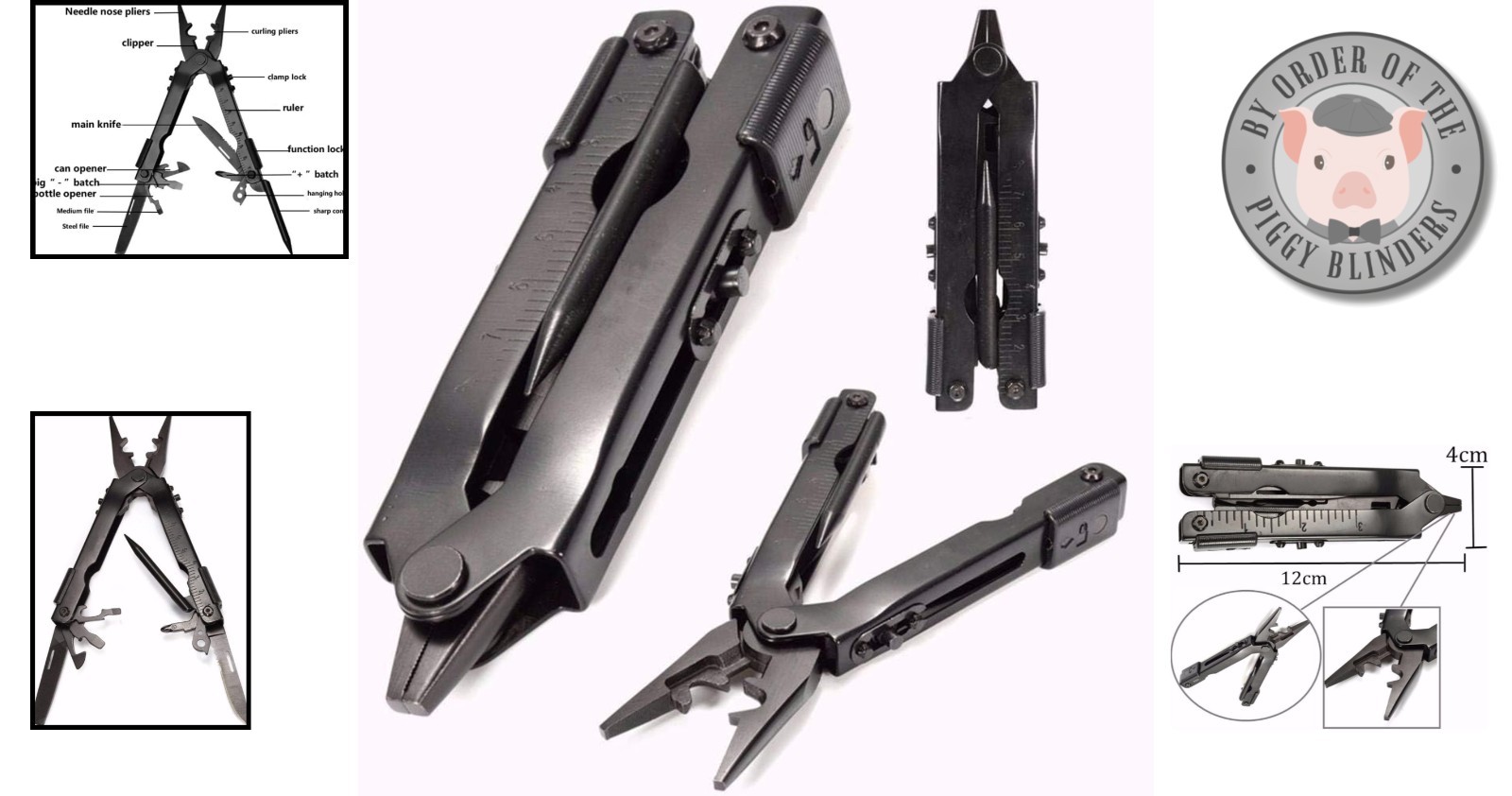 Compact EDC Multitool Pliers for Travel & Survival – 13 Essential Functions
