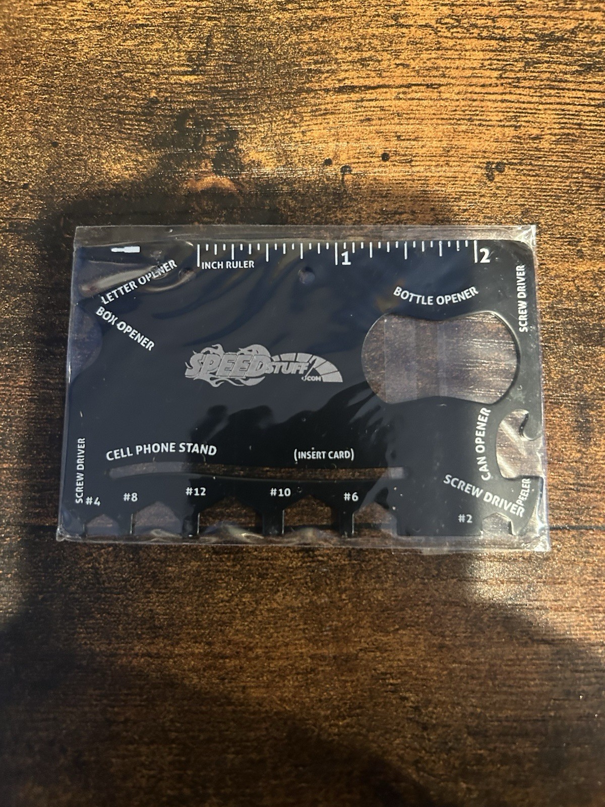 18 in 1 Wallet Multitool – Best Credit Card-Sized Tool for Emergencies – Black