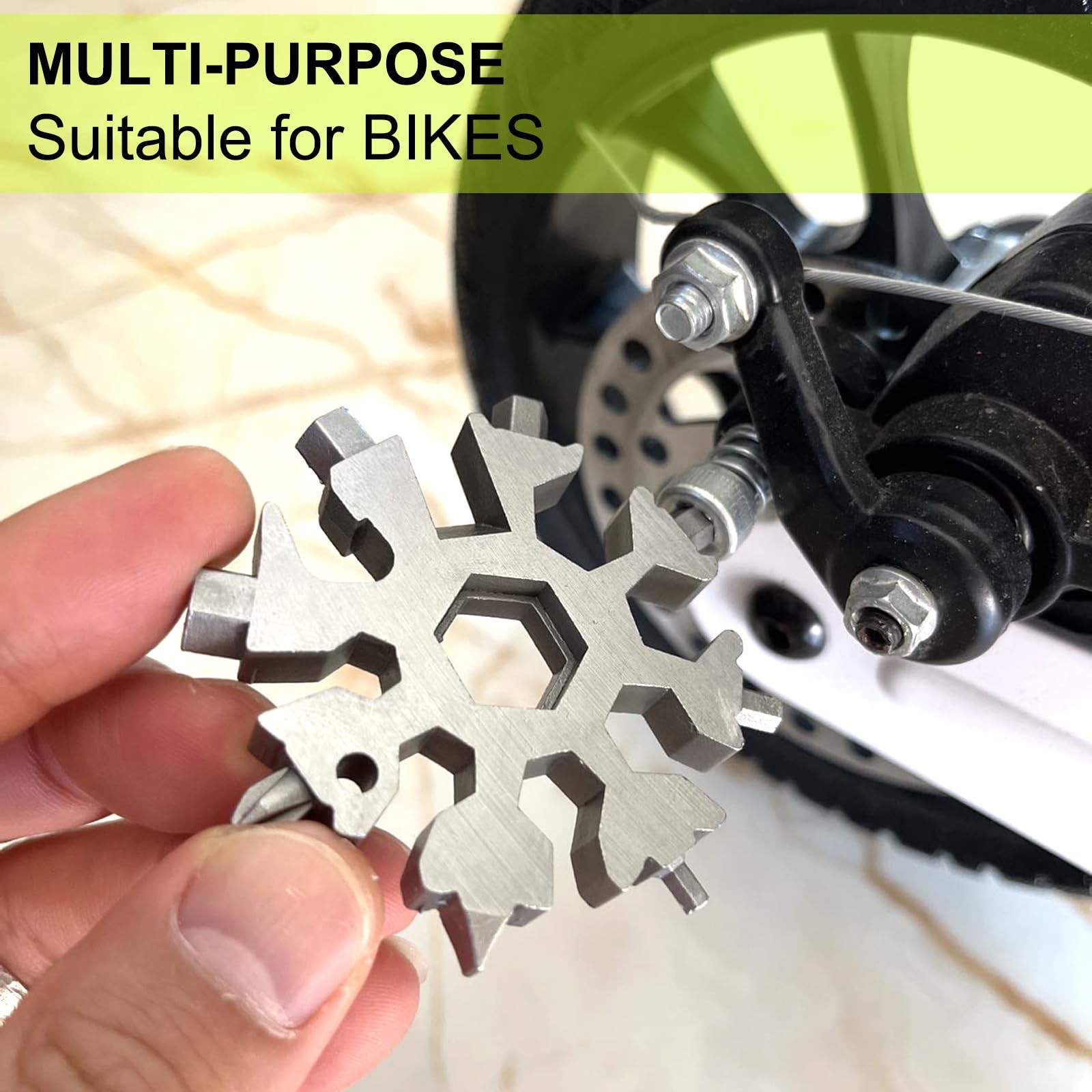 Stocking Stuffers For Men Snowflake Multitool 2pcs 18 In 1 Stainless Steel Snowf