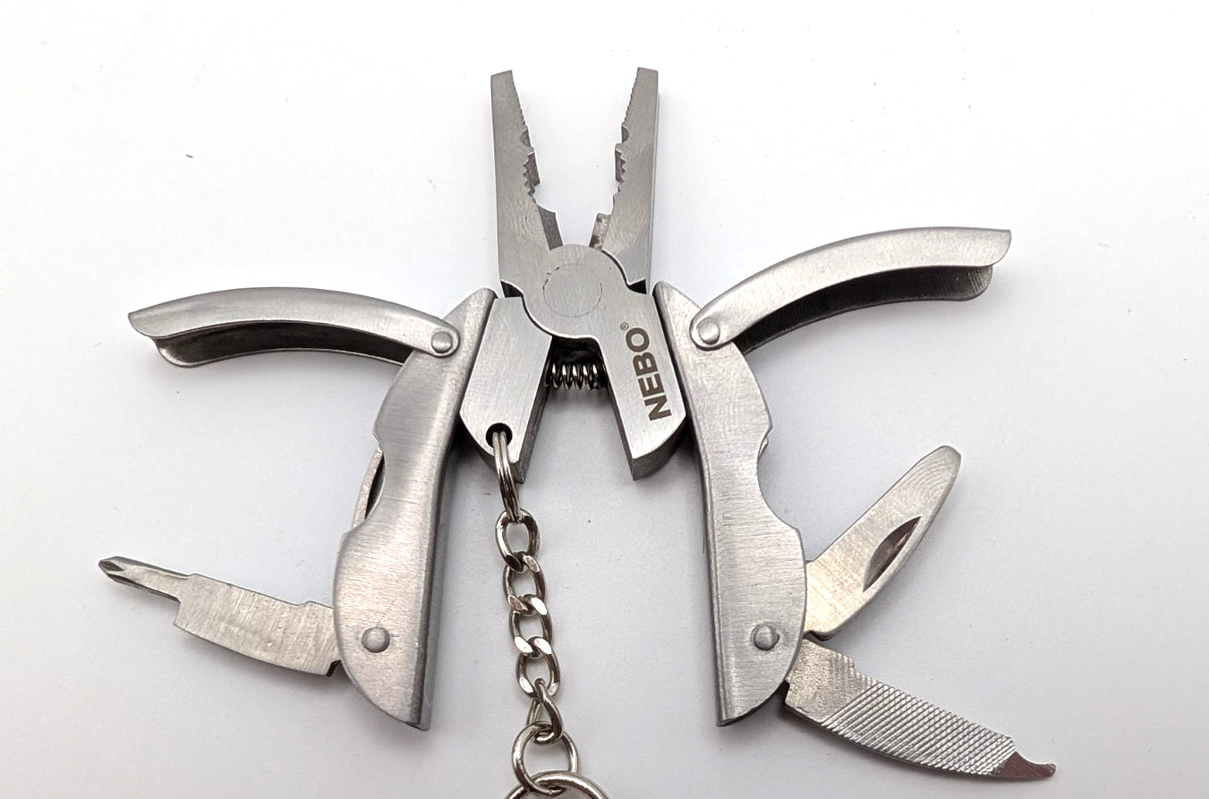 Nebo Uber8 Pocket Multi Tool In Metal Tin Carrying Case