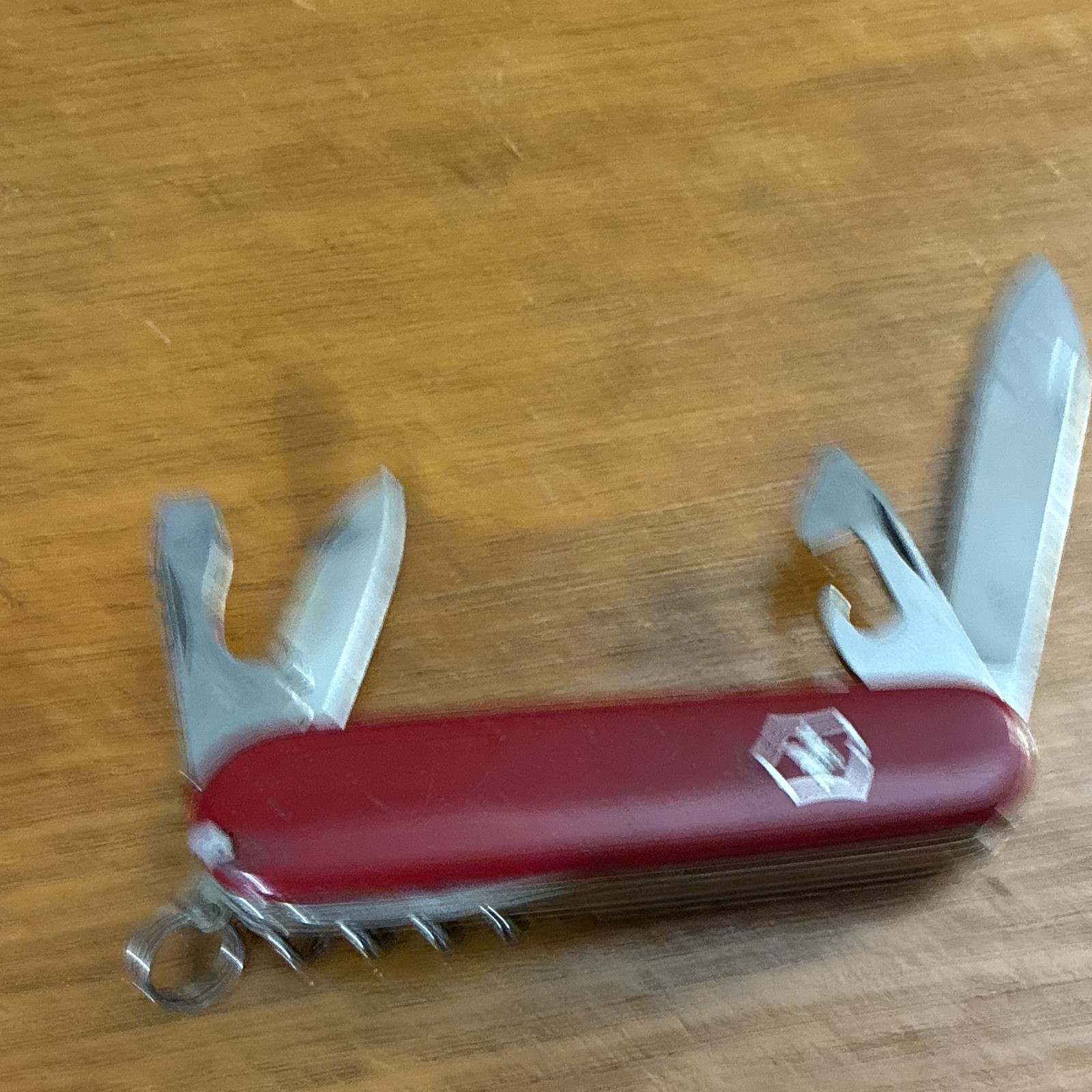 Victorinox Swiss Army Red Multi-Tool Pocket Knife Corkscrew Openers Lanyard