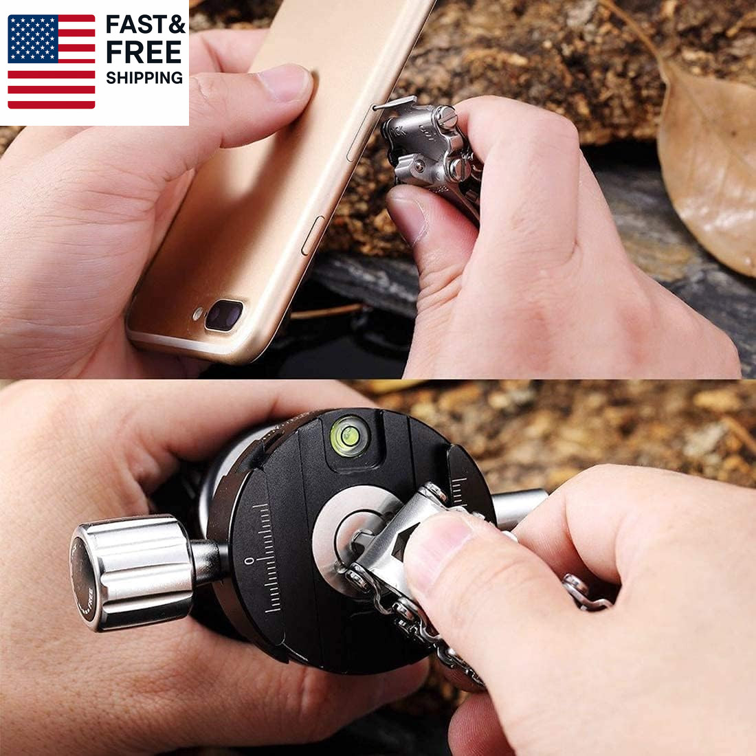 Multitool Bracelet 29 in 1, 22Cm Stainless Steel, Outdoor Travel Men Watch Strap