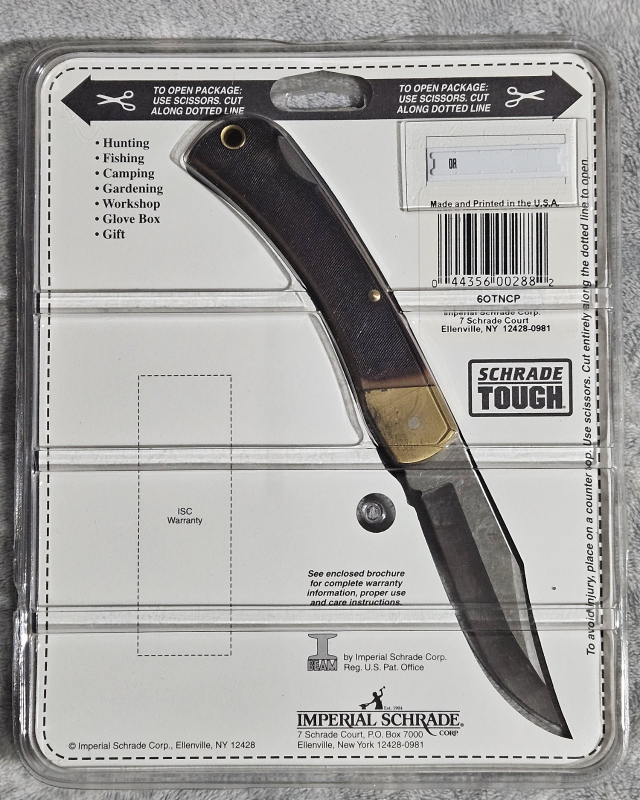 Schrade USA 60TNCP Old Timer Folding Knife w/ Sheath (Brand New)