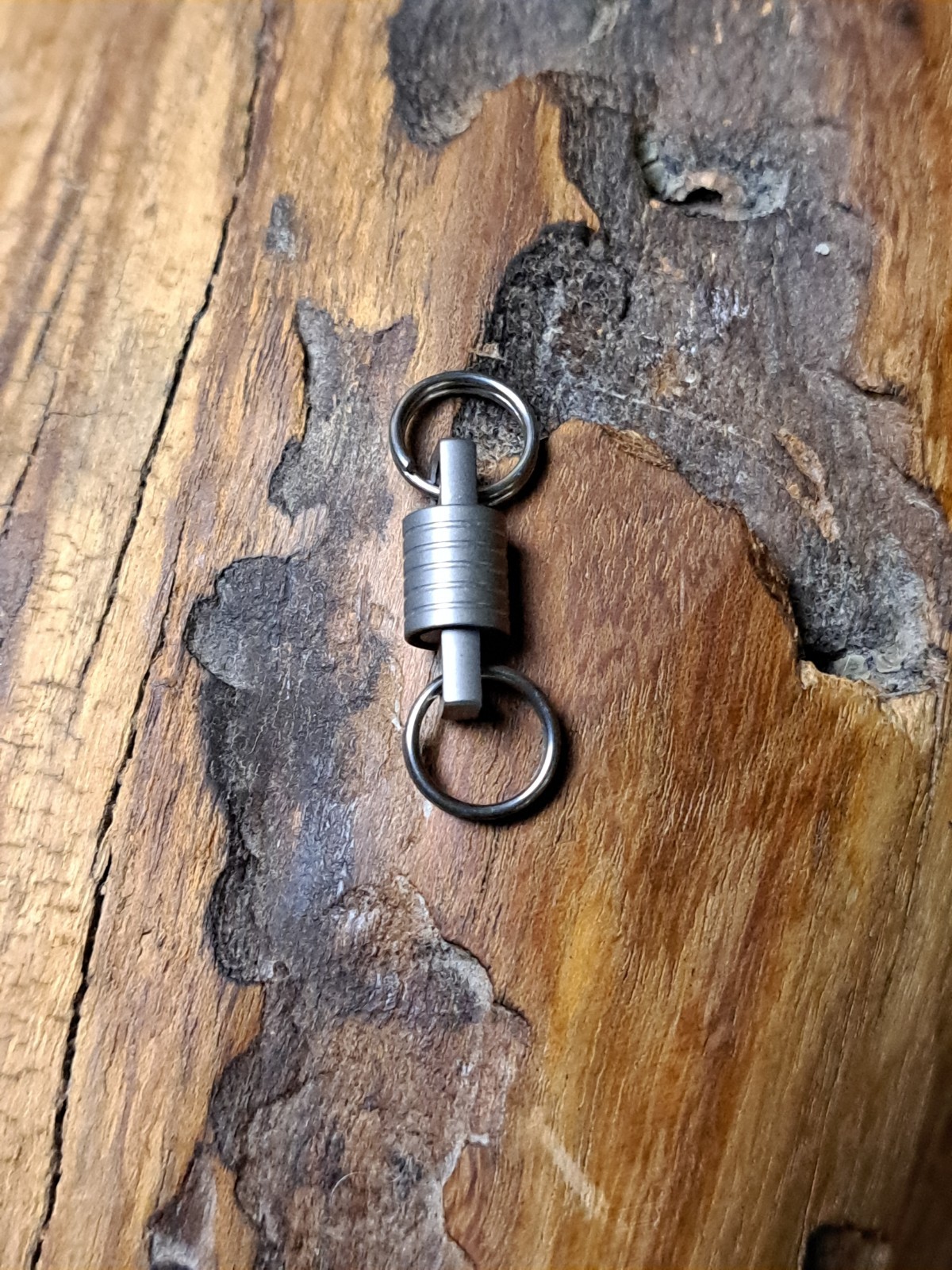 Super Mini Titanium Swivel With 10mm Titanium Keyrings